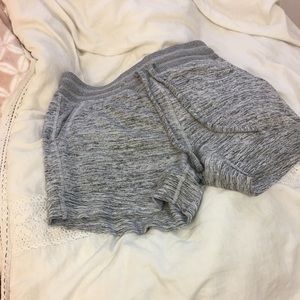 Grey Pajama Shorts
